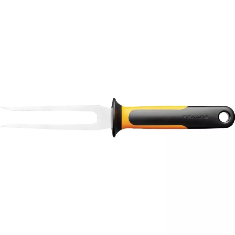Meat Fork Fiskars 1057548 with Stainless Steel Handle, two-prong carving fork