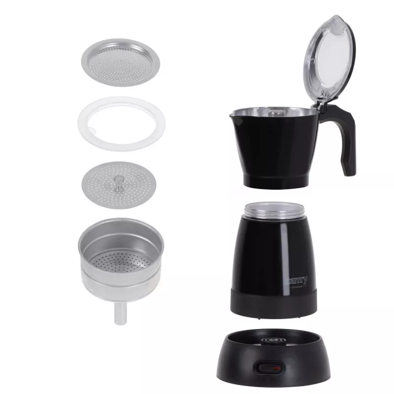 Electric Moka Coffee Maker Camry CR 4415b 0.5 L, 480 W, black