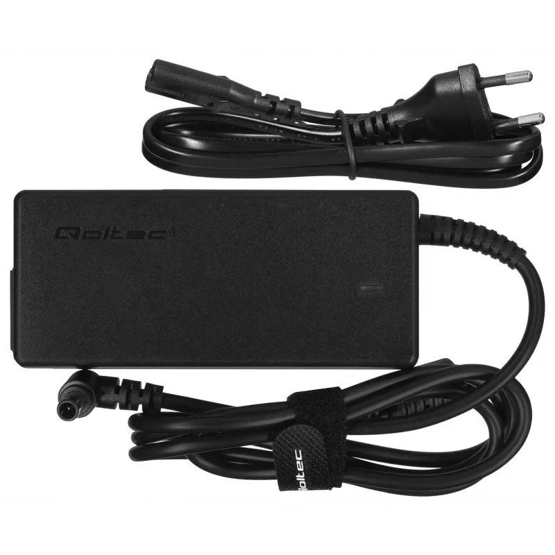 Mobile device charger QOLTEC 51773, 42W, 14V 3A, input 220–240V 50/60Hz, black, 1.19m cable