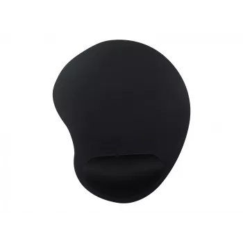 Mouse pad GEMBIRD MP-ERGO-01, foam wrist rest, 240×200 mm, 4 mm thickness, black