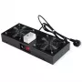 ROLINE 26.21.0189 Roof-Mounted Cooling Fan Unit, 2 Fans, Black, for 19-Inch Wall Enclosures