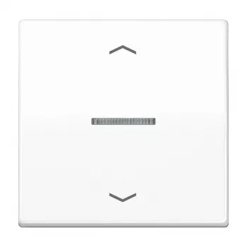 Push button switch Jung BTAS17101PWW single rocker with arrow symbols, white