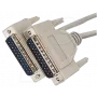 D-Sub cable ShiverPeaks AK 4010 — 25-pin male-to-male, 1.8 m