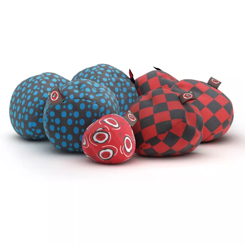 Crossboule Set Downtown, Skill Game Blue/Red
