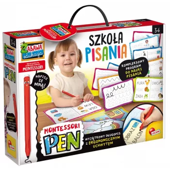 Educational set Montessori Pen Writing school with 18 tablets