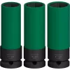 Impact socket set Bosch PRO 1/2 inch, 3-piece, deep sockets with rim protection