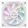 12 cm case fan DeepCool FL12 WH — 3-pack, 120×120×25 mm, 2150 RPM, 55 CFM, Fluid Dynamic Bearing, PWM, multi-LED, 4-pin