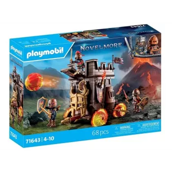 Figures set Novelmore 71643 Battle wagon with fire cannon