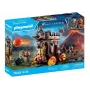 Figures set Novelmore 71643 Battle wagon with fire cannon