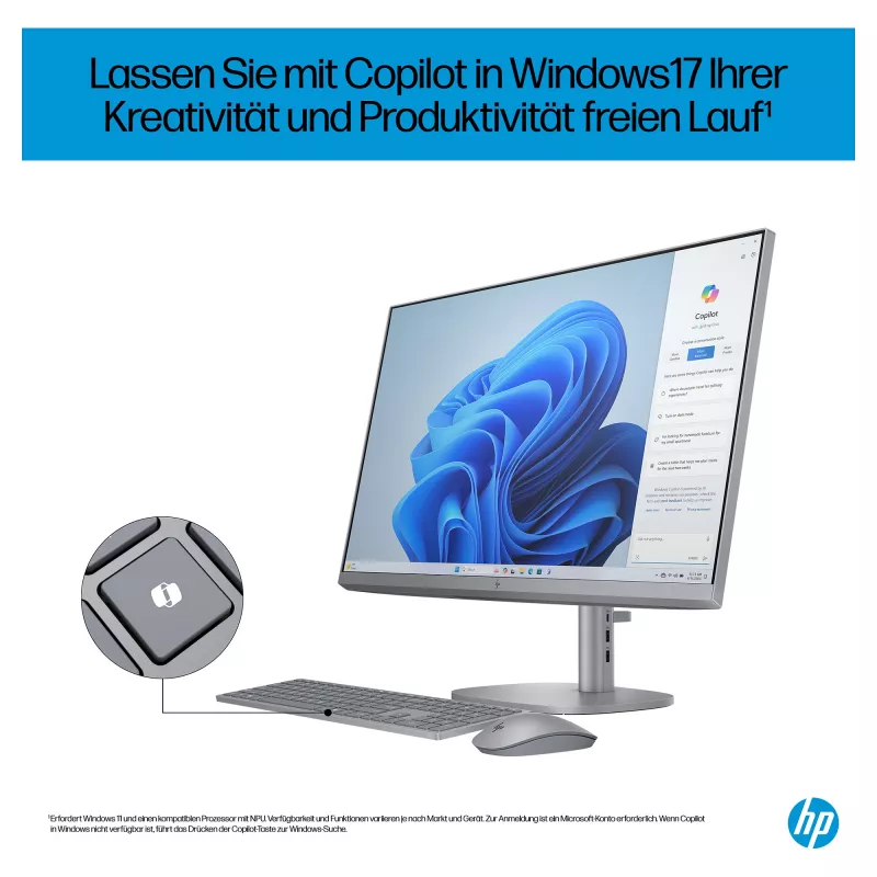 HP OmniStudio X All-in-One 27-cs0077ng (Silver. Windows 11 Home 64-Bit)