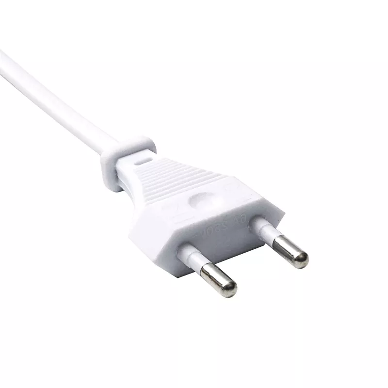Akyga AK-RD-07A Power Cable CEE 7/16 - IEC C7 (Figure-8), CCA, 3 m, White