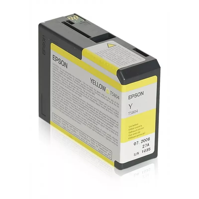 Epson Singlepack Yellow T580400, Yellow, Pigment-based ink, 80 ml, 1 pc(s)