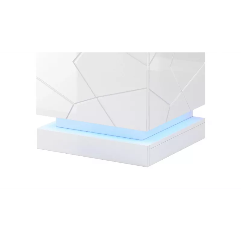 Bedside cabinet lighting cama meble QIU, 2 pcs, RGB, surface-mounted, AC powered