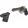 Toy metal revolver Pulio 155433/0 with holster — metal construction, includes holster