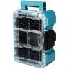 MAKTRAK Organizer compact , tool box Blue/transparent, transparent lid