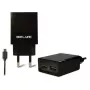 Travel charger Beline Beli0011 — 2×USB ports, microUSB cable, 2A output, black