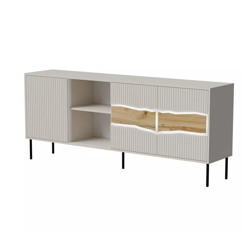 Cama INSERTO 3D1W chest of drawers 190x40x80 cashmere + LED