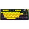 LORGAR KBP70TKLW, Wireless TKL Mechanical Gaming Keyboard Pro, Black/yellow, EN layout