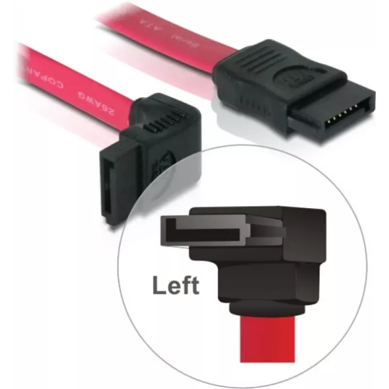 SATA Cable DeLOCK 84249 0.3m Red