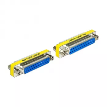 DeLOCK 65483 Cable Gender Changer Sub-D 25 Blue Silver Yellow