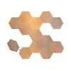 Nanoleaf | Elements Wood Look Hexagons Starter Kit (13 panels) | Cool White + Warm White