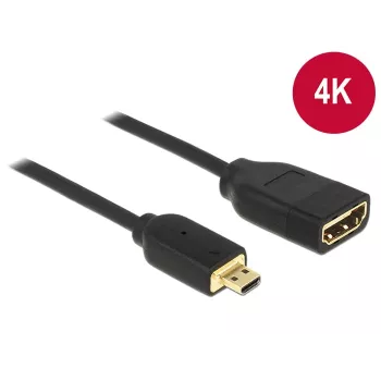 HDMI Cable DeLOCK 0.2m HDMI-A/HDMI Micro-D