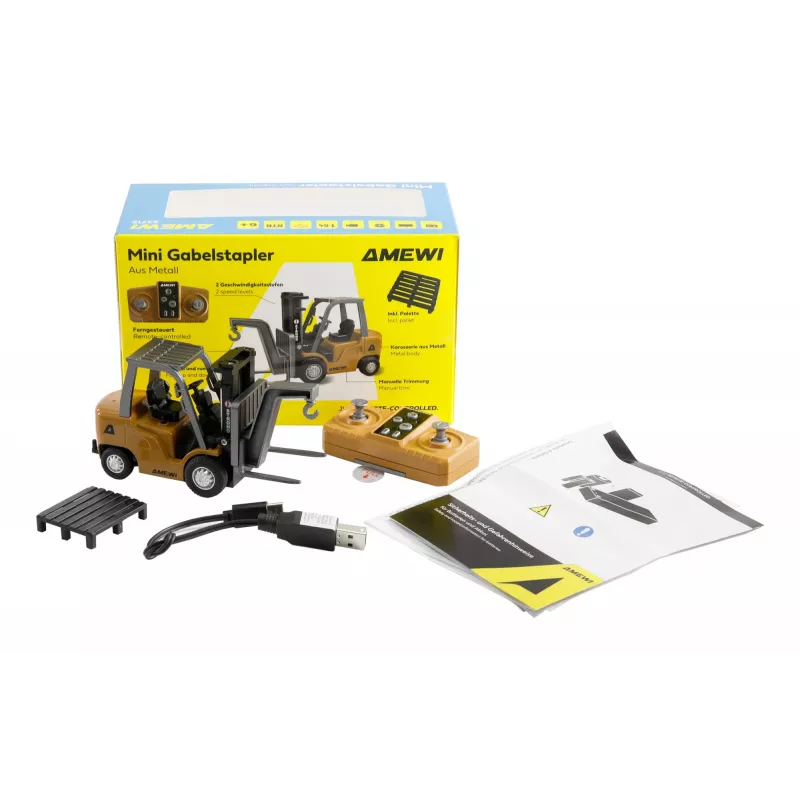 Amewi forklift model Mini 1:64 RTR with LiPo 200mAh battery