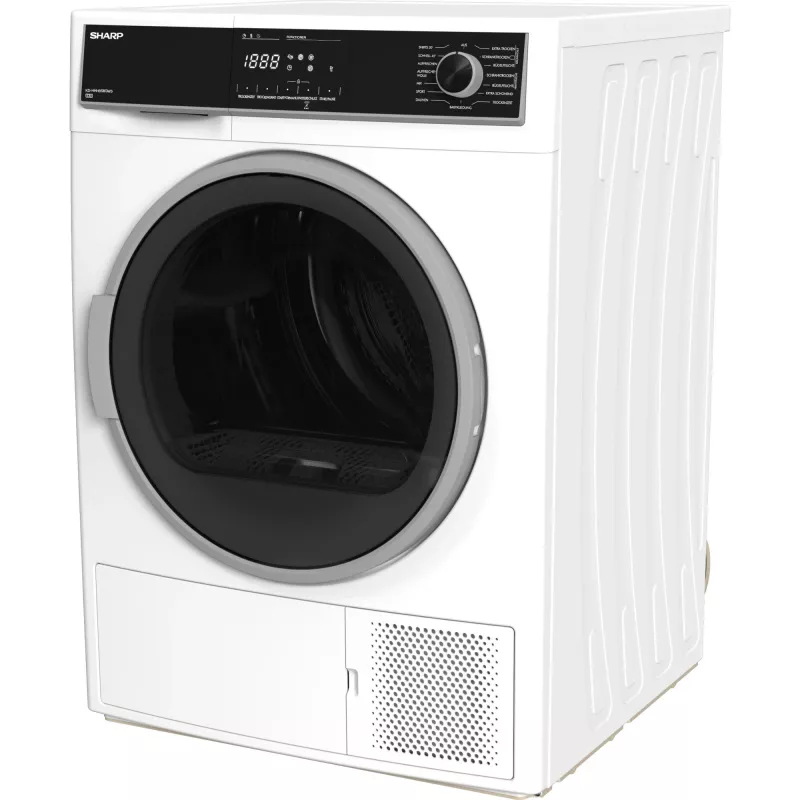 Sharp KD-HHH8S8GW3-DE tumble dryer Freestanding Front-load 8 kg White