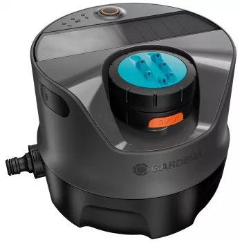 Circular water sprinkler Gardena AquaPrecise Black Blue Grey 1 pc