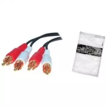 shiverpeaks Cable / Adapter - 2 x RCA - Male - 2 x RCA - Male - straight - straight (BS40502)