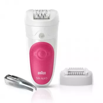 Braun Silk-epil 5 5-500 SensoSmart epilator, pink/white