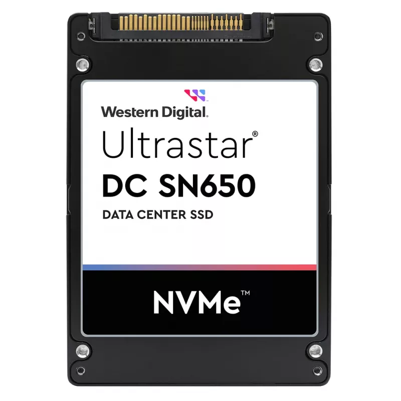 SSD Drive WESTERN DIGITAL Ultrastar DC SN650 7680GB and3 PCIe TLC ISE