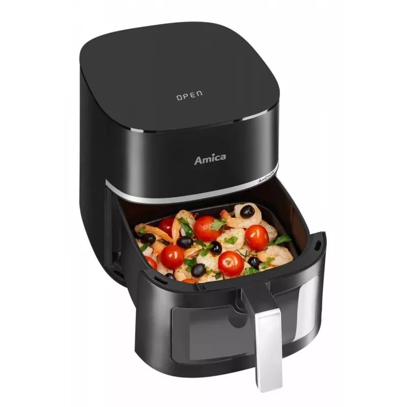Amica AFM 6020 air fryer, 7.2 L, 1700 W, 10 programs, LCD display, black