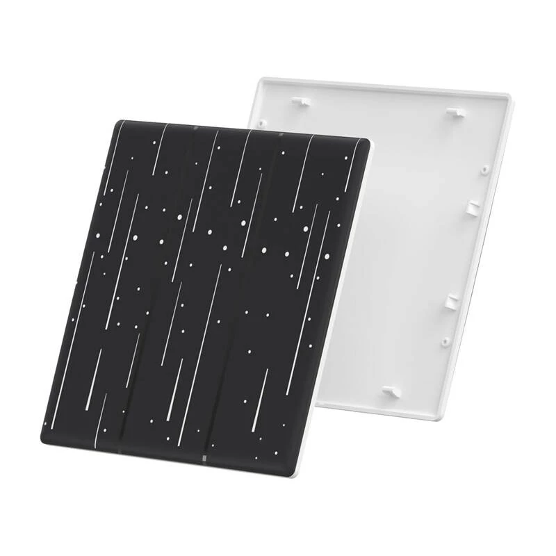 Decorative cover for Sonoff T5-3C-86 touch switch — star pattern, wall plate