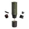 Coffee machine OUTIN Outin Nano Black, Green — ground coffee, 20 bar, 7500 mAh battery, 0.67 kg