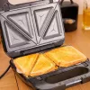 Cecotec Sandwich Maker | Rock’nToast 4in1 | 1000 W | Number of plates 4 | Black