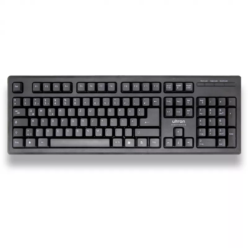 Ultron UMC-200 wired keyboard and mouse set, black