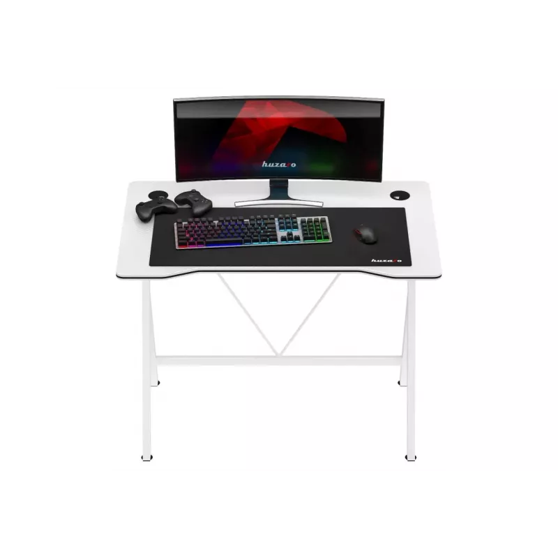 Huzaro Hero 1.4 White - gaming desk, white