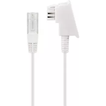 Goobay 60672 Telephone Cable 10 m White (60672)