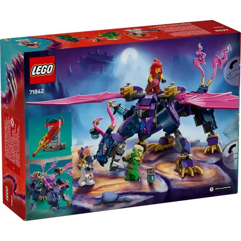 LEGO construction toy NINJAGO 71842 Rontu the Master Dragon — 381 pieces, 4 minifigures, display model 130 mm