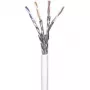 Wentronic Goobay CAT 6 Network Cable, S/FTP (PiMF), White, 100 m - CCA Copper Mix, AWG 23/1 (solid), PVC (94223)