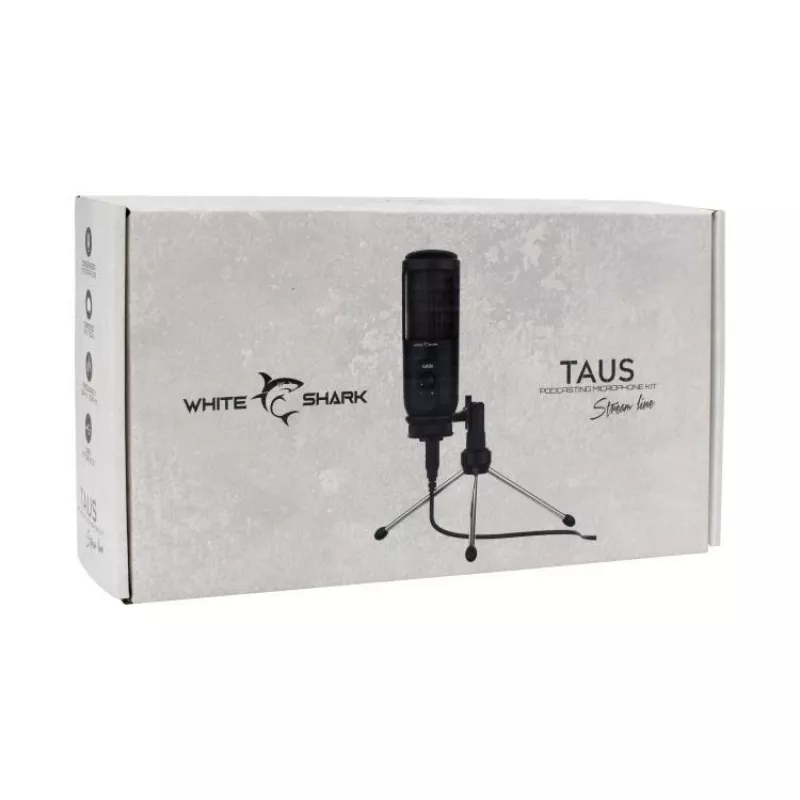 White Shark TAUS Microphone Black Studiem