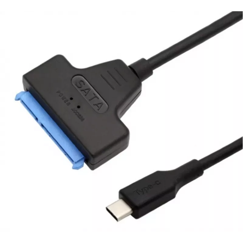 Gembird AUS3-03 USB-C to SATA 2.5 inch Drive Adapter, 0.2 m, Black