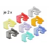 Cable Clamp DeLOCK 86420 RJ45 Multicolour 16 pc(s)