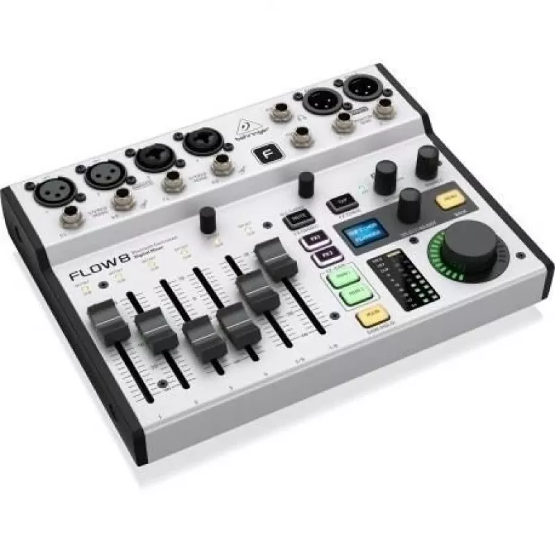 Digital Mixer Behringer FLOW 8 — 8-channel USB audio interface mixer