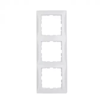 Wall plate / switch cover berker 10138989, white, duroplast, screwless, pack of 10
