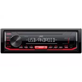 Car Digital Media Receiver JVC KD-X162 1 DIN, 200 W, 24-bit DAC, FLAC/MP3/WAV/WMA, Front USB Type-A, 3.5 mm, LCD 2-line, Black