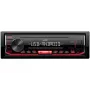 Car Digital Media Receiver JVC KD-X162 1 DIN, 200 W, 24-bit DAC, FLAC/MP3/WAV/WMA, Front USB Type-A, 3.5 mm, LCD 2-line, Black