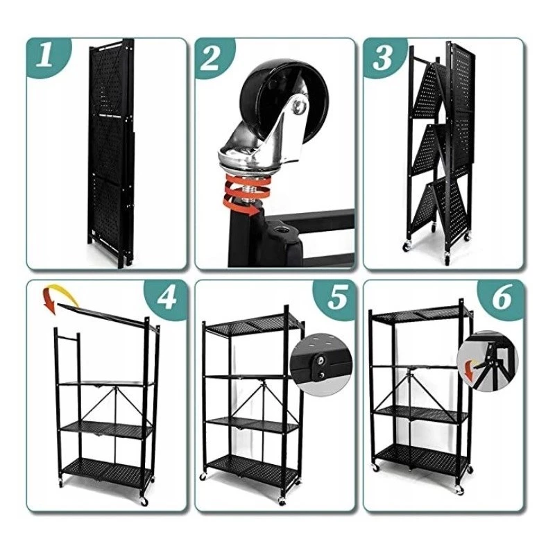 Garden tool storage rack Top e shop Rack FS004 — freestanding galvanized steel, 720×340×1270 mm, 50 kg capacity