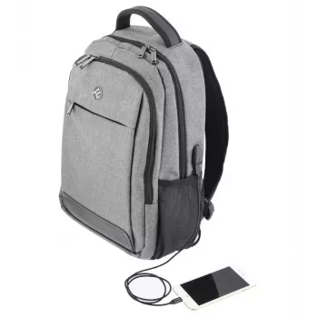 Notebook backpack Tellur Companion 15.6 inch with USB port, Gray